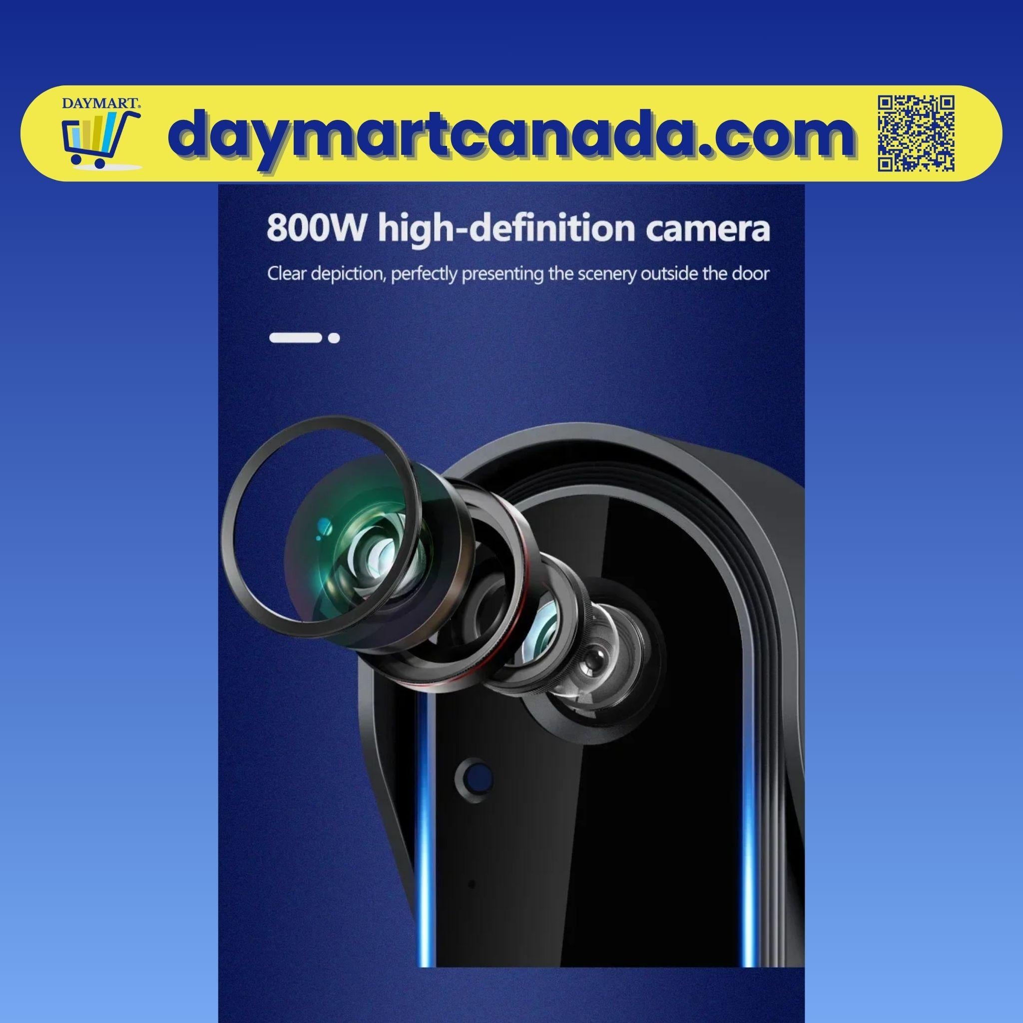 Package contents of Tuya Smart Video Doorbell showing included accessories for easy setup