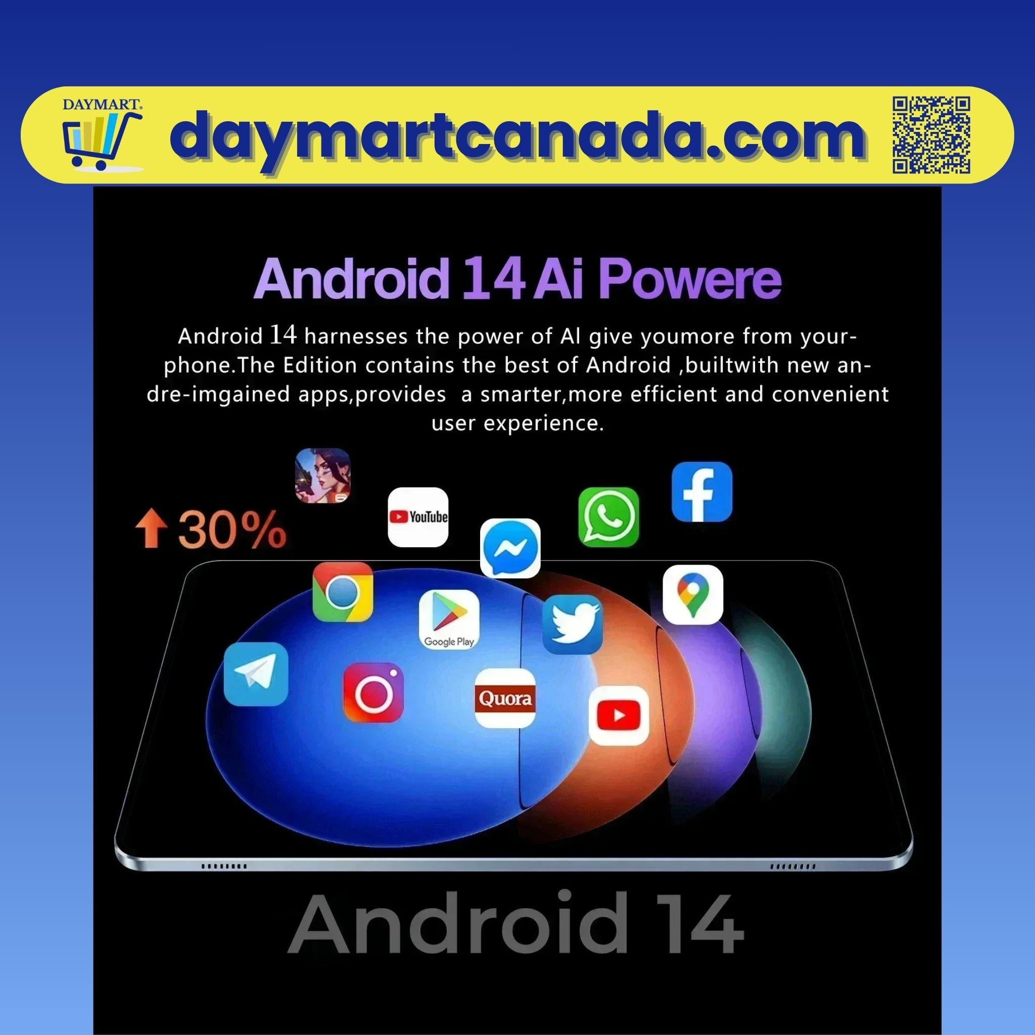 Android 14 Pad 7S Pro Tablet being used for gaming and multimedia, showcasing its 11-inch 4K display and performance