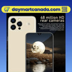 Left side view of Global Vision 17 Pro Max showing 6.3-inch 512GB profile