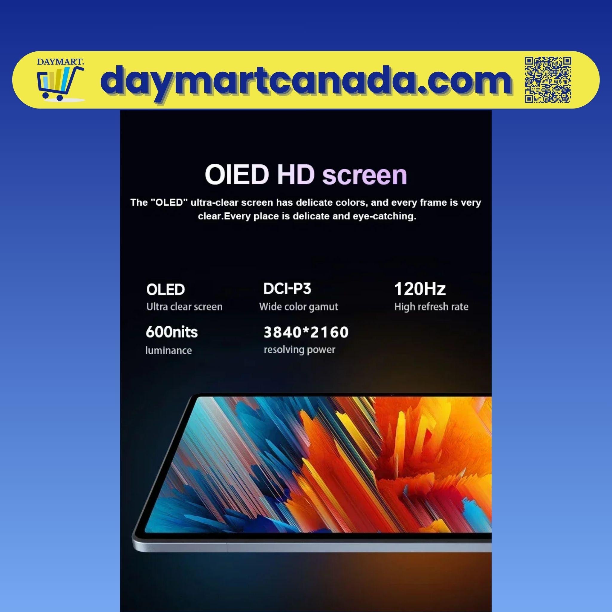 Angled view 2 of Original Pad 8 Pro Tablet showing slim and modern look
