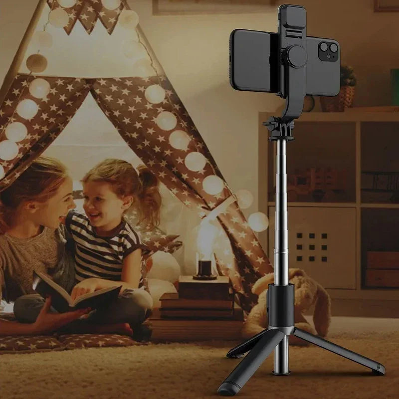 Selfie Stick 1045mm Bluetooth LED Wireless Fill Light Extended Tripod With Remote Shutter For Android IOS Cellphone 2025