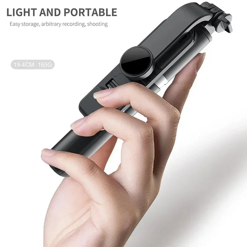 Selfie Stick 1045mm Bluetooth LED Wireless Fill Light Extended Tripod With Remote Shutter For Android IOS Cellphone 2025