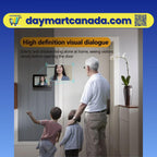 Side view of Tuya Smart Video Doorbell highlighting slim profile and durable build for home security