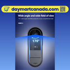 Wall-mounted Tuya Smart Video Doorbell showing easy installation and secure positioning