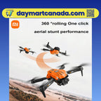Back view of Xiaomi D88 Drone displaying dual camera and LED lights