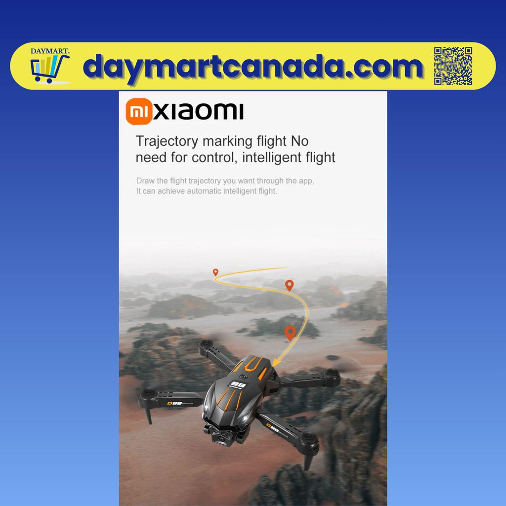 Folded compact Xiaomi D88 Drone showing portable and travel-friendly design