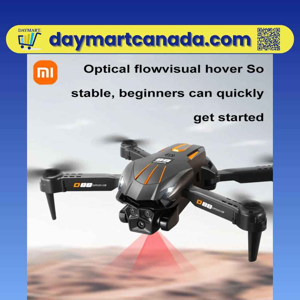 Side view of Xiaomi D88 Drone showing slim profile and brushless motor