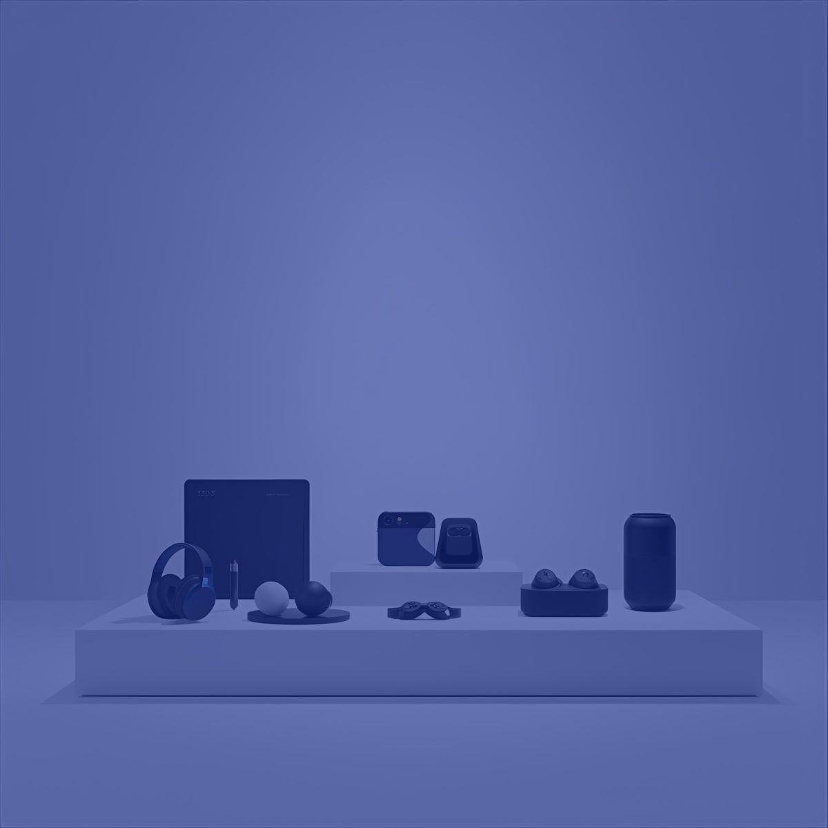 Featured modern tech products displayed on a clean retail-style surface with subtle spotlight – DAYMART®