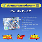 Front view of iPad Air Pro Tablet showing 12-inch 2TB display