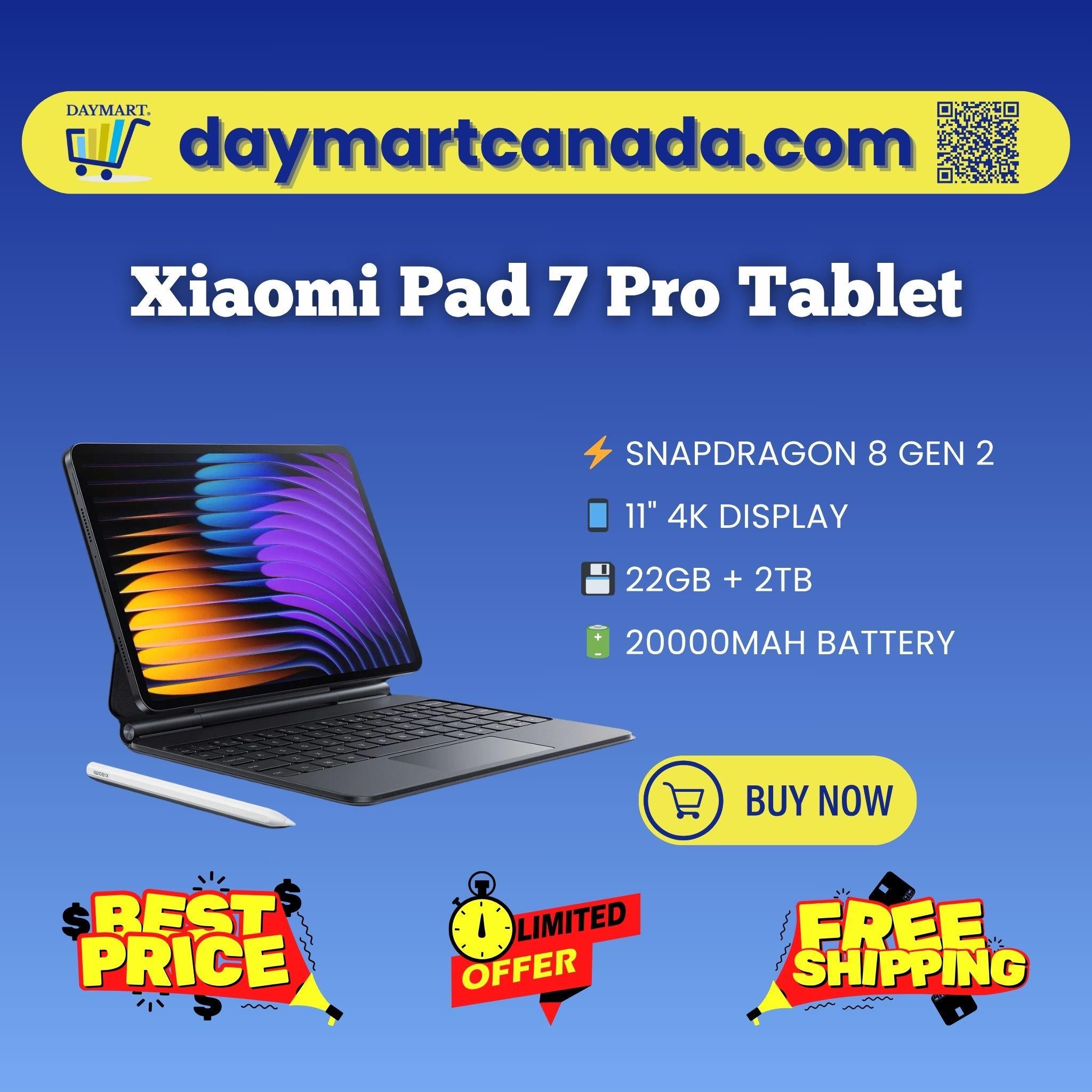 Front view of mi Pad 7 Pro Ultra Tablet – 11-inch Soft-Light Display