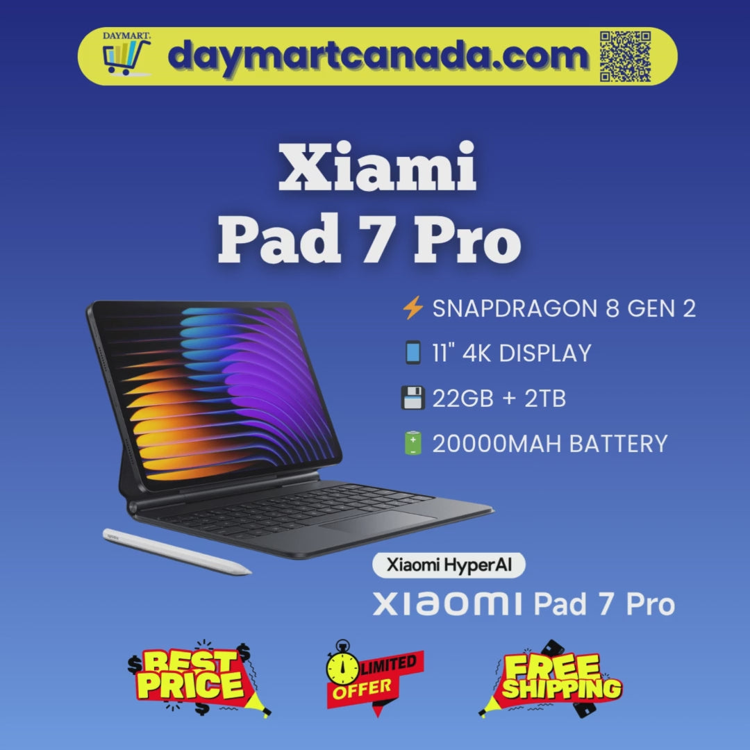 Mi Pad 7 Pro Ultra Android 14 Tablet 11" 256GB | DAYMART® Canada